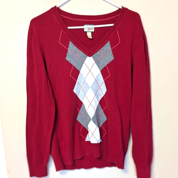 Bass Red Sweater Size Large - Picture 1 of 3